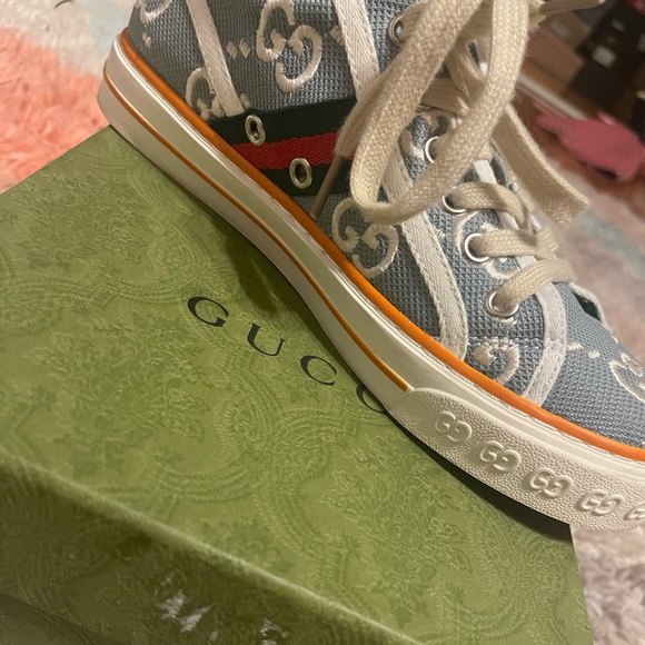 Gucci tennis cloth trainers - Picture 4 of 4